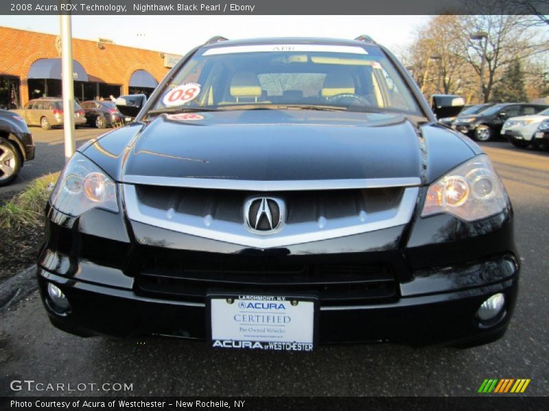 Nighthawk Black Pearl / Ebony 2008 Acura RDX Technology