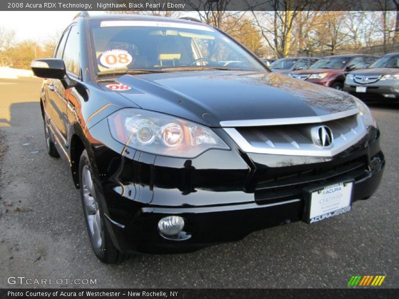 Nighthawk Black Pearl / Ebony 2008 Acura RDX Technology