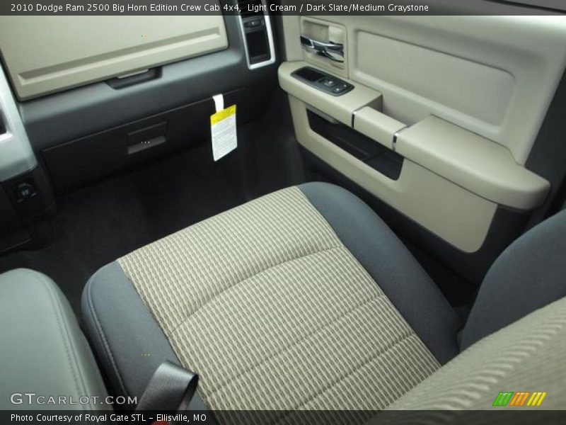 Light Cream / Dark Slate/Medium Graystone 2010 Dodge Ram 2500 Big Horn Edition Crew Cab 4x4
