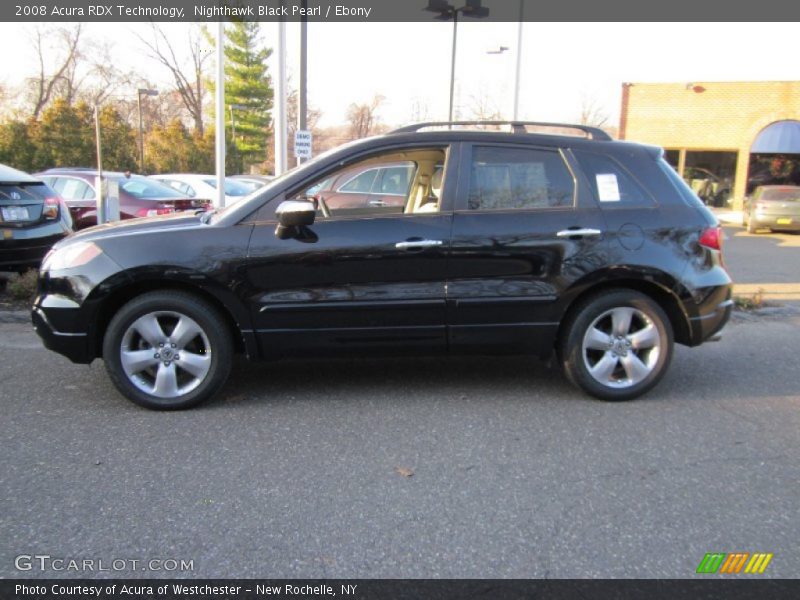 Nighthawk Black Pearl / Ebony 2008 Acura RDX Technology
