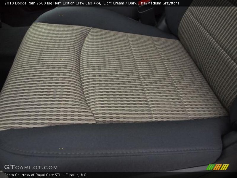 Light Cream / Dark Slate/Medium Graystone 2010 Dodge Ram 2500 Big Horn Edition Crew Cab 4x4