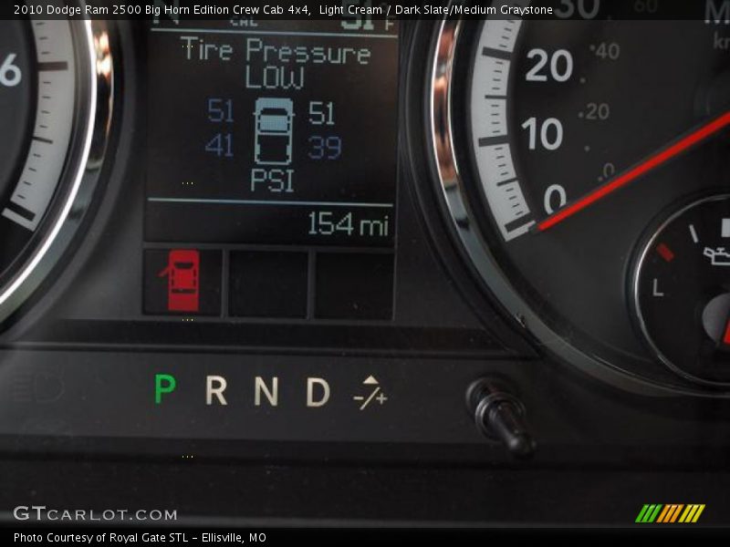 Light Cream / Dark Slate/Medium Graystone 2010 Dodge Ram 2500 Big Horn Edition Crew Cab 4x4