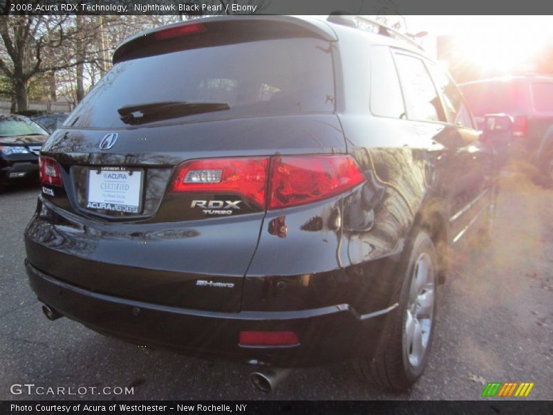 Nighthawk Black Pearl / Ebony 2008 Acura RDX Technology