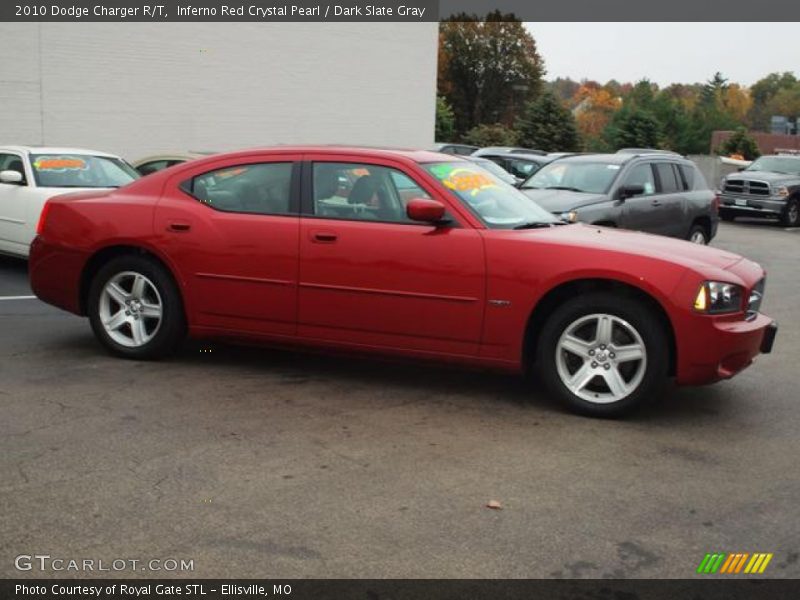Inferno Red Crystal Pearl / Dark Slate Gray 2010 Dodge Charger R/T