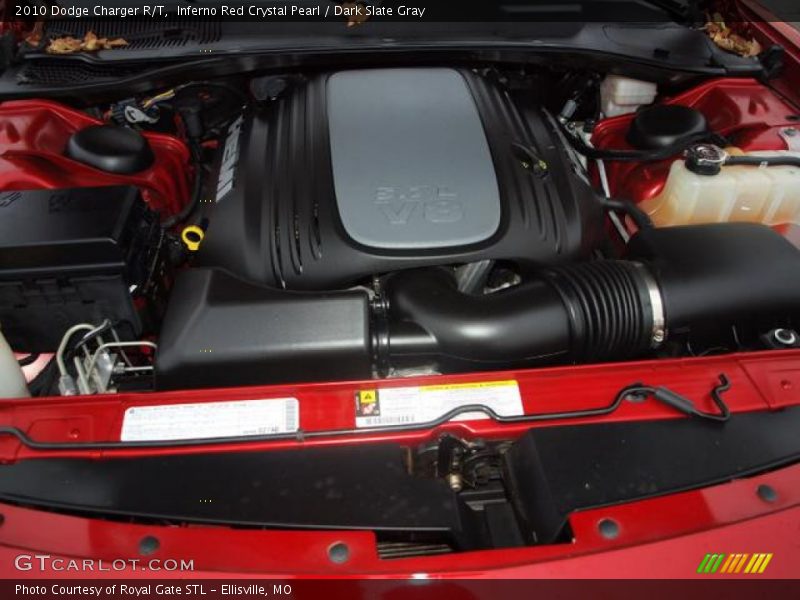 Inferno Red Crystal Pearl / Dark Slate Gray 2010 Dodge Charger R/T