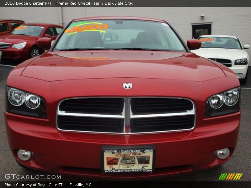 Inferno Red Crystal Pearl / Dark Slate Gray 2010 Dodge Charger R/T