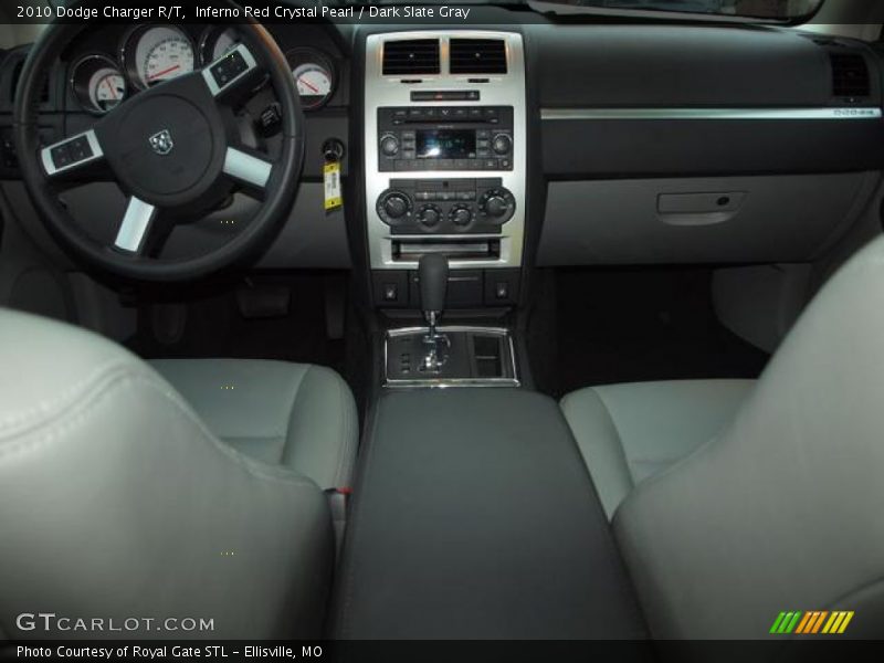 Inferno Red Crystal Pearl / Dark Slate Gray 2010 Dodge Charger R/T