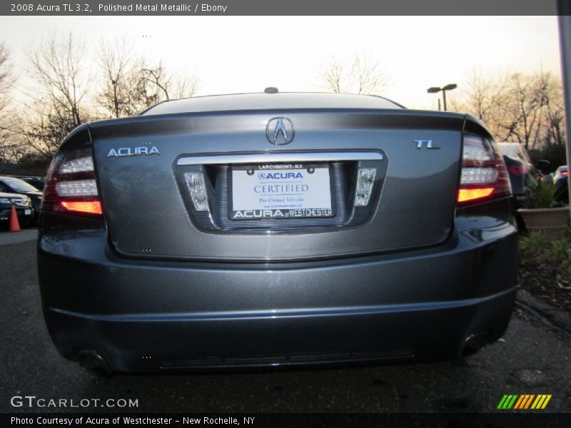 Polished Metal Metallic / Ebony 2008 Acura TL 3.2