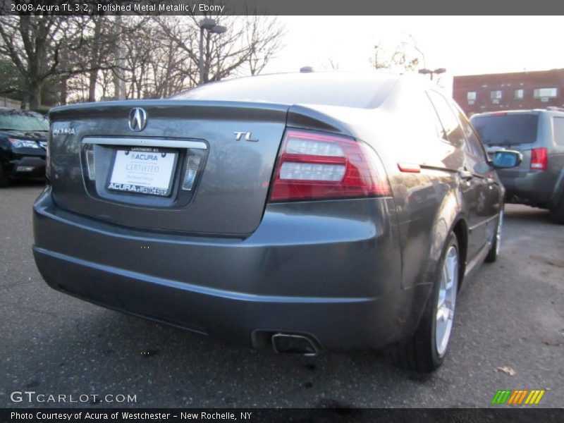Polished Metal Metallic / Ebony 2008 Acura TL 3.2