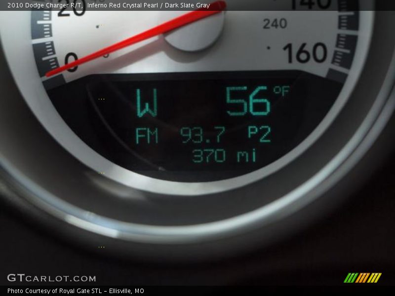 Inferno Red Crystal Pearl / Dark Slate Gray 2010 Dodge Charger R/T