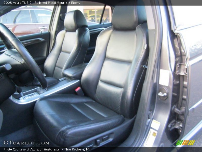 Polished Metal Metallic / Ebony 2008 Acura TL 3.2