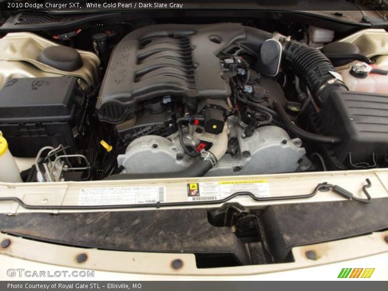 White Gold Pearl / Dark Slate Gray 2010 Dodge Charger SXT