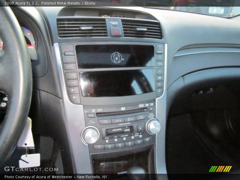 Polished Metal Metallic / Ebony 2008 Acura TL 3.2