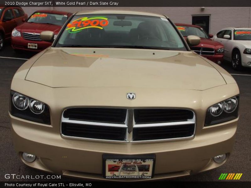 White Gold Pearl / Dark Slate Gray 2010 Dodge Charger SXT