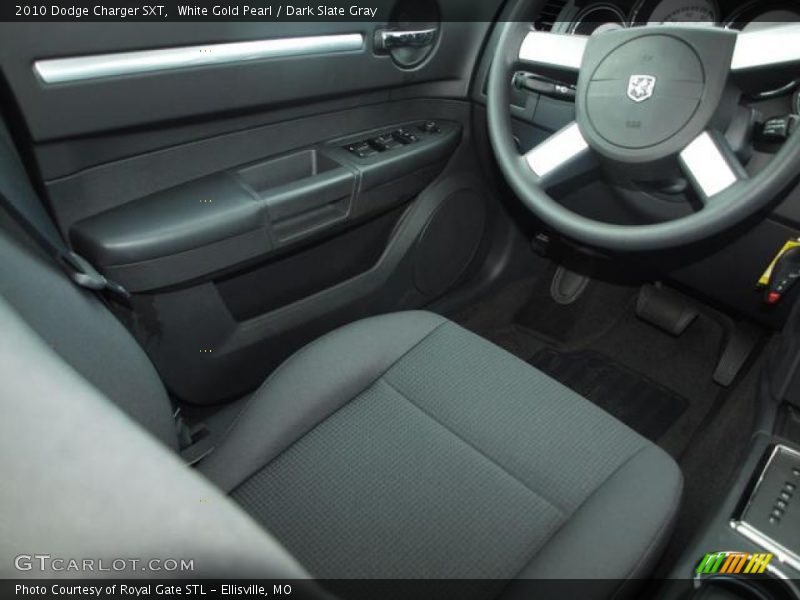 White Gold Pearl / Dark Slate Gray 2010 Dodge Charger SXT