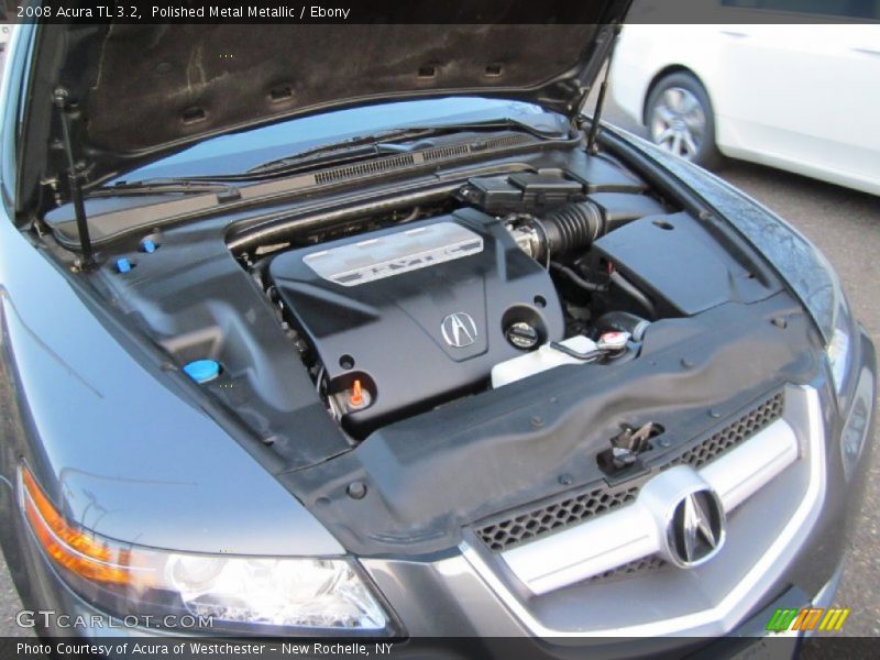 Polished Metal Metallic / Ebony 2008 Acura TL 3.2