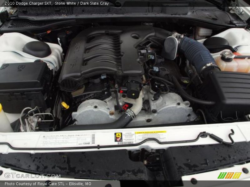 Stone White / Dark Slate Gray 2010 Dodge Charger SXT