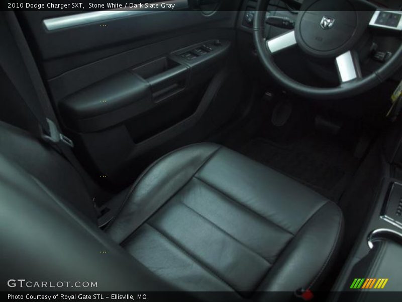 Stone White / Dark Slate Gray 2010 Dodge Charger SXT