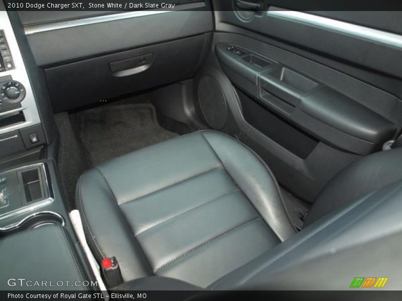 Stone White / Dark Slate Gray 2010 Dodge Charger SXT