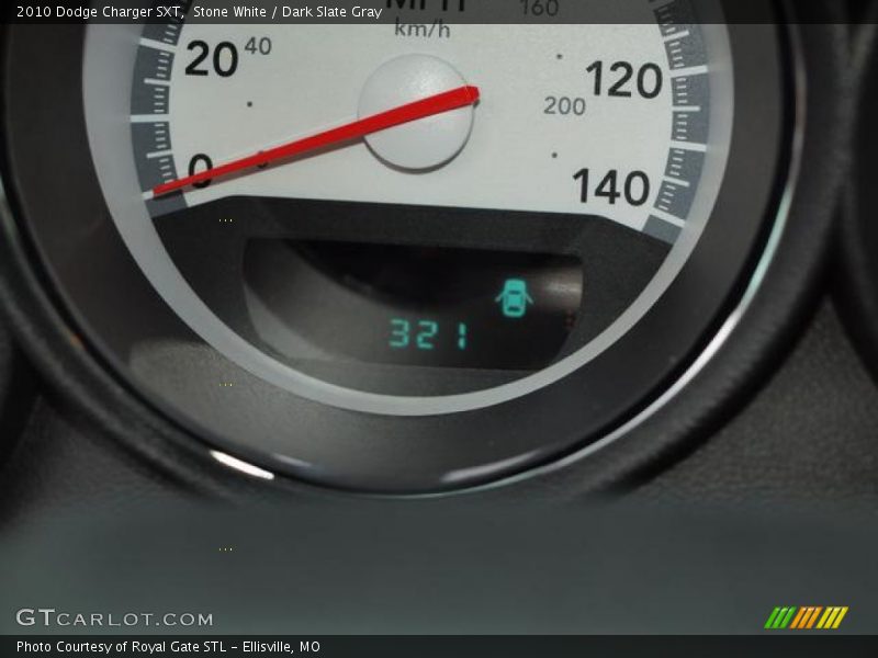 Stone White / Dark Slate Gray 2010 Dodge Charger SXT