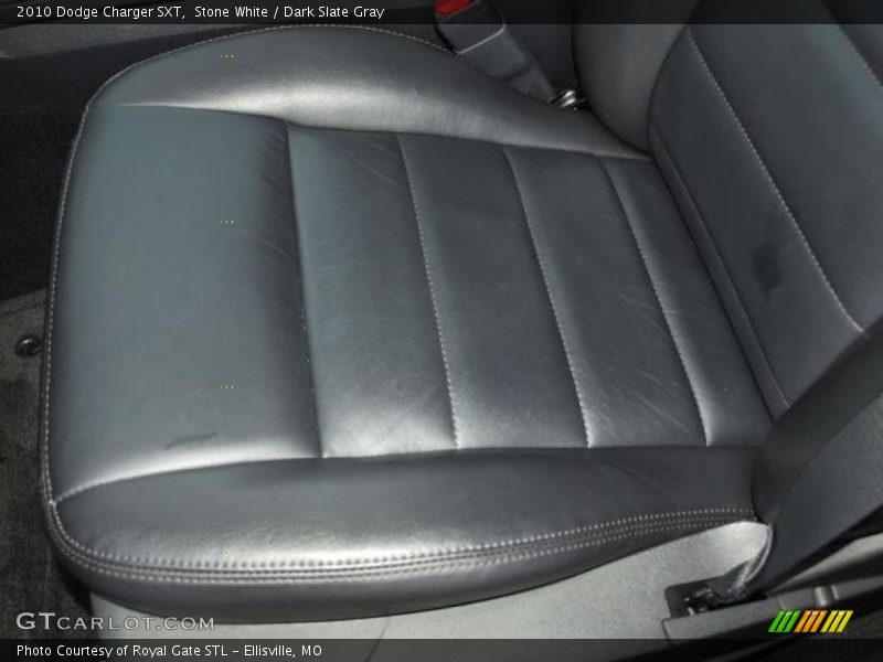 Stone White / Dark Slate Gray 2010 Dodge Charger SXT