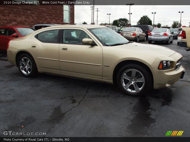 White Gold Pearl / Dark Slate Gray 2010 Dodge Charger R/T