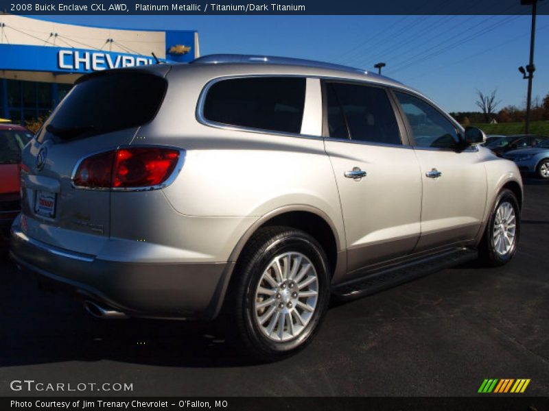 Platinum Metallic / Titanium/Dark Titanium 2008 Buick Enclave CXL AWD