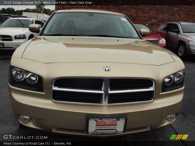 White Gold Pearl / Dark Slate Gray 2010 Dodge Charger R/T