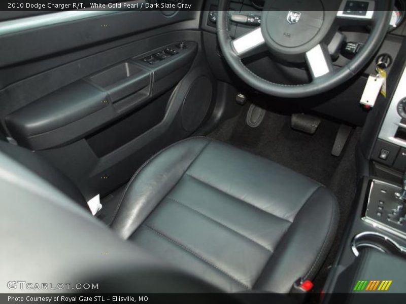 White Gold Pearl / Dark Slate Gray 2010 Dodge Charger R/T