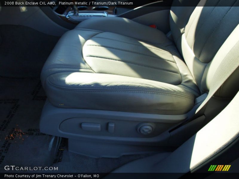 Platinum Metallic / Titanium/Dark Titanium 2008 Buick Enclave CXL AWD