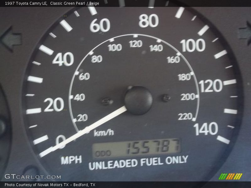 Classic Green Pearl / Beige 1997 Toyota Camry LE