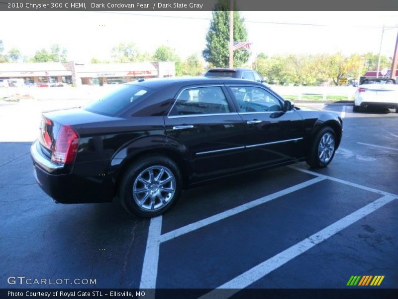 Dark Cordovan Pearl / Dark Slate Gray 2010 Chrysler 300 C HEMI