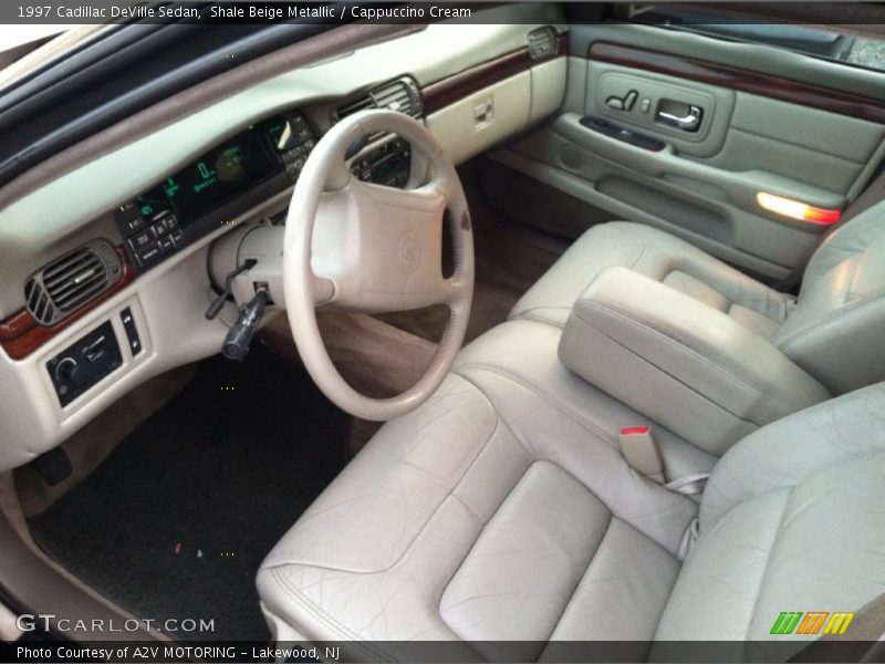 Shale Beige Metallic / Cappuccino Cream 1997 Cadillac DeVille Sedan