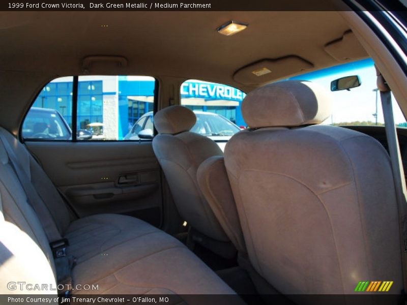 Dark Green Metallic / Medium Parchment 1999 Ford Crown Victoria