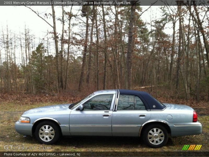 Light Ice Blue Metallic / Light Flint 2003 Mercury Grand Marquis LS Ultimate Edition