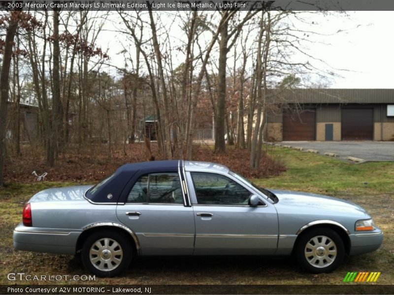 Light Ice Blue Metallic / Light Flint 2003 Mercury Grand Marquis LS Ultimate Edition