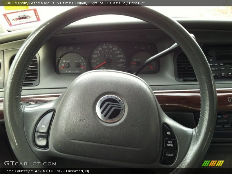 Light Ice Blue Metallic / Light Flint 2003 Mercury Grand Marquis LS Ultimate Edition