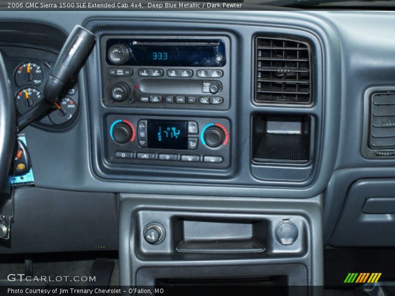 Deep Blue Metallic / Dark Pewter 2006 GMC Sierra 1500 SLE Extended Cab 4x4