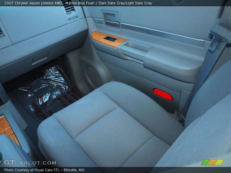 Marine Blue Pearl / Dark Slate Gray/Light Slate Gray 2007 Chrysler Aspen Limited 4WD