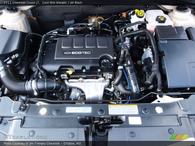Gold Mist Metallic / Jet Black 2011 Chevrolet Cruze LT