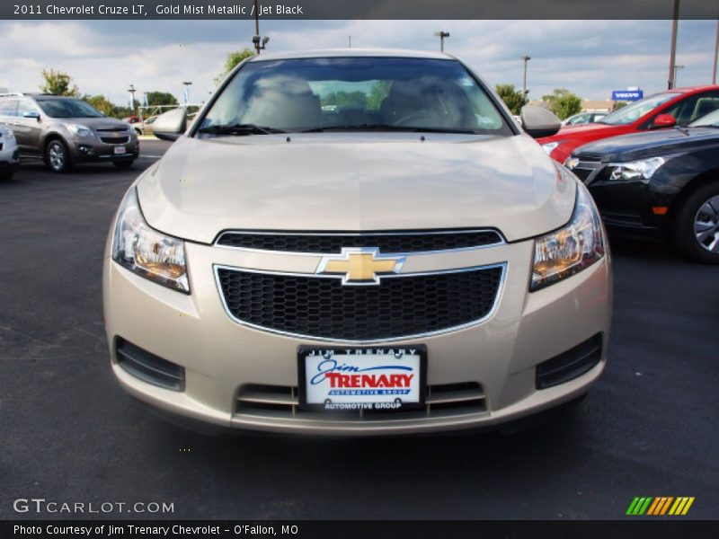 Gold Mist Metallic / Jet Black 2011 Chevrolet Cruze LT