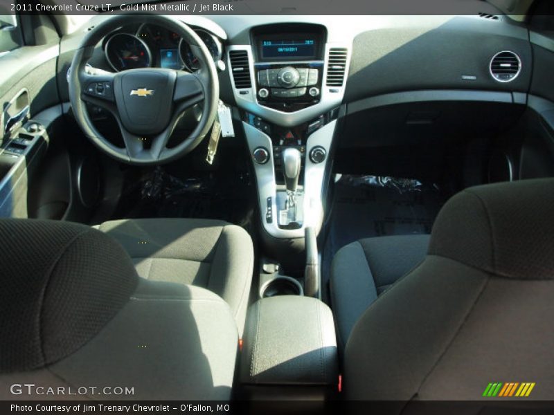 Gold Mist Metallic / Jet Black 2011 Chevrolet Cruze LT