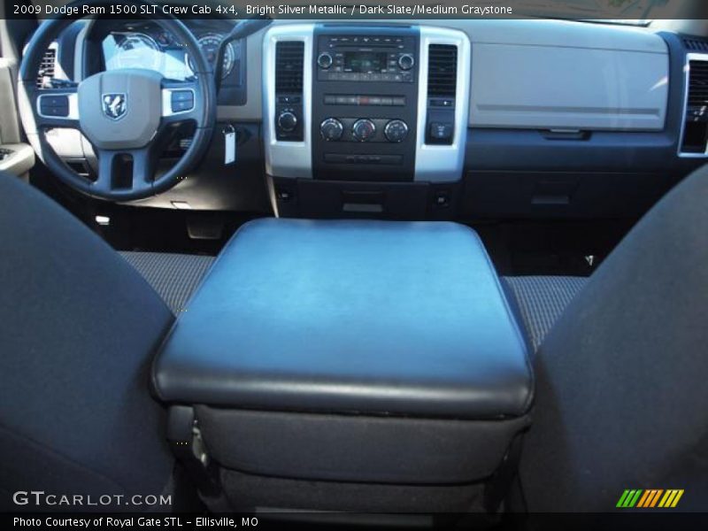 Bright Silver Metallic / Dark Slate/Medium Graystone 2009 Dodge Ram 1500 SLT Crew Cab 4x4