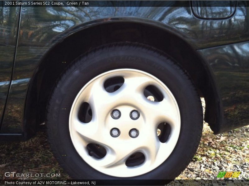 Green / Tan 2001 Saturn S Series SC2 Coupe