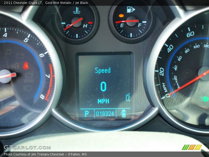 Gold Mist Metallic / Jet Black 2011 Chevrolet Cruze LT