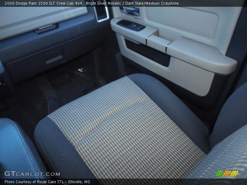 Bright Silver Metallic / Dark Slate/Medium Graystone 2009 Dodge Ram 1500 SLT Crew Cab 4x4