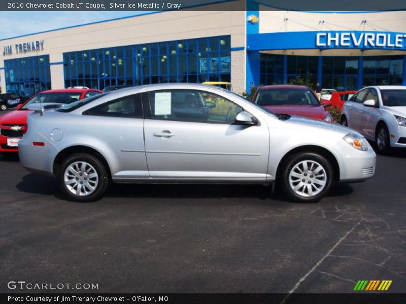 Silver Ice Metallic / Gray 2010 Chevrolet Cobalt LT Coupe