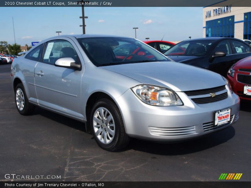 Silver Ice Metallic / Gray 2010 Chevrolet Cobalt LT Coupe