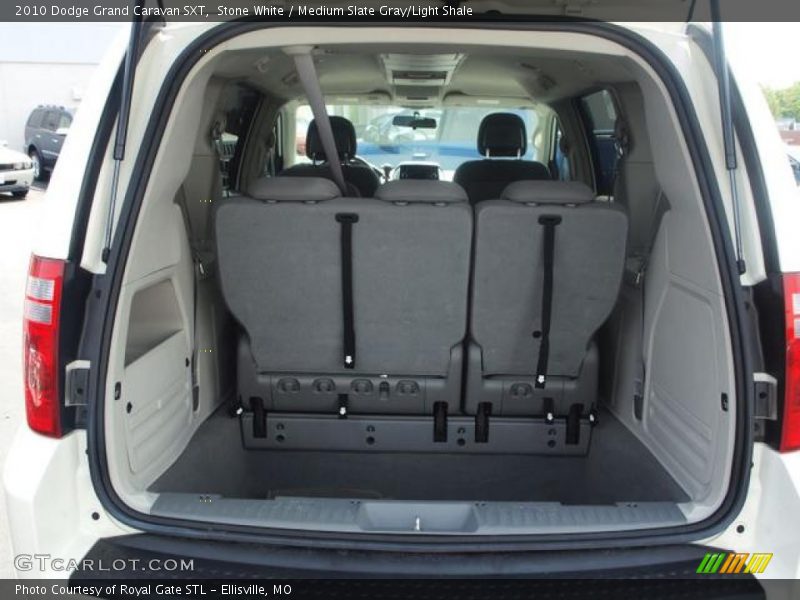 Stone White / Medium Slate Gray/Light Shale 2010 Dodge Grand Caravan SXT