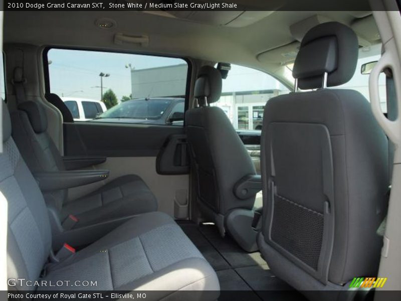 Stone White / Medium Slate Gray/Light Shale 2010 Dodge Grand Caravan SXT